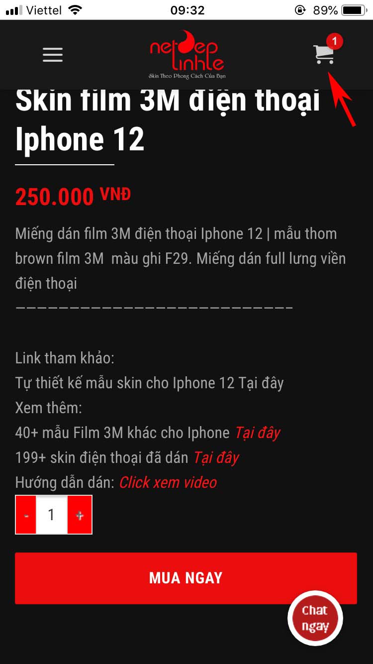 áp dụng mã giảm giá khai trương