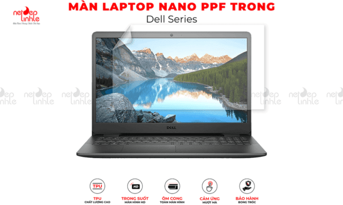 Miếng dán màn hình laptop Dell trong suốt