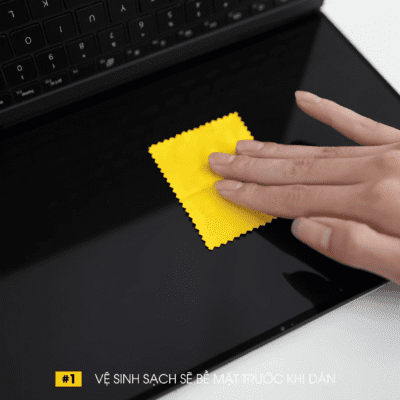 Quy trình từng bước dán màn hình HP chuẩn tại nhà