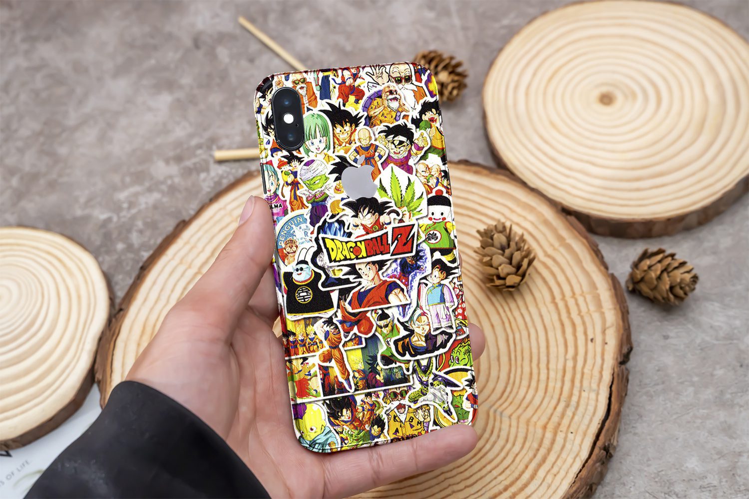 Dán Skin Film 3M Điện Thoại iPhone XS Max - Sticker Dragon Ball