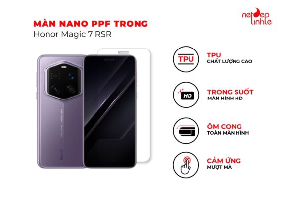 Dán màn PPF Trong Điện Thoại Honor Magic 7 RSR