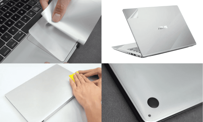 Quy trình dán film PPF laptop Asus chuẩn kỹ thuật