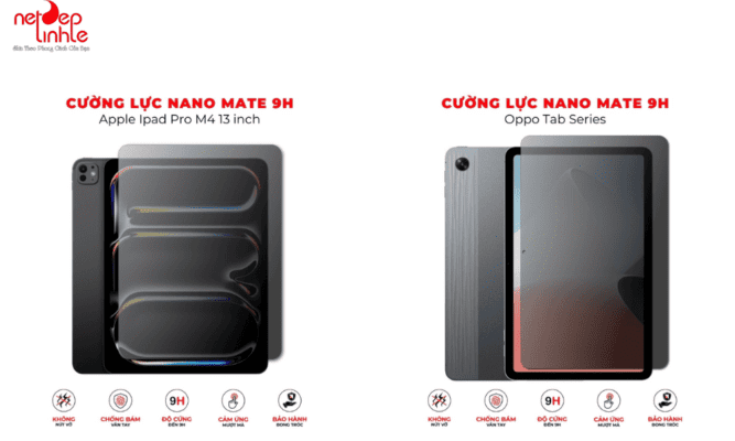 Dán màn hình chống lóa giảm phản xạ ánh sáng tại Nét đẹp tinh tế