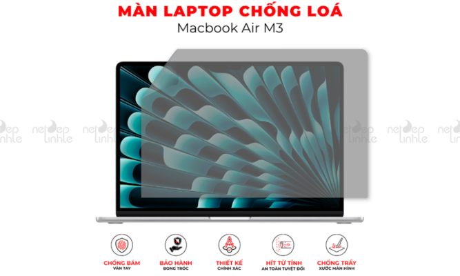 Miếng dán màn hình MacBook chống lóa , chống chói tại Nét đẹp tinh tế