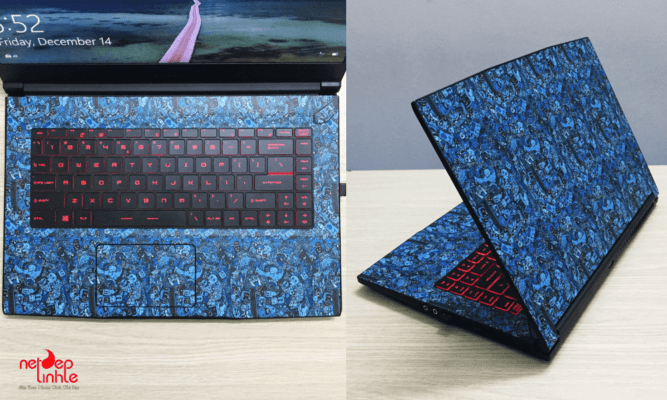 Thay “áo mới” cho MSI GF63 đẹp lung linh, mang đậm phong cách cá nhân