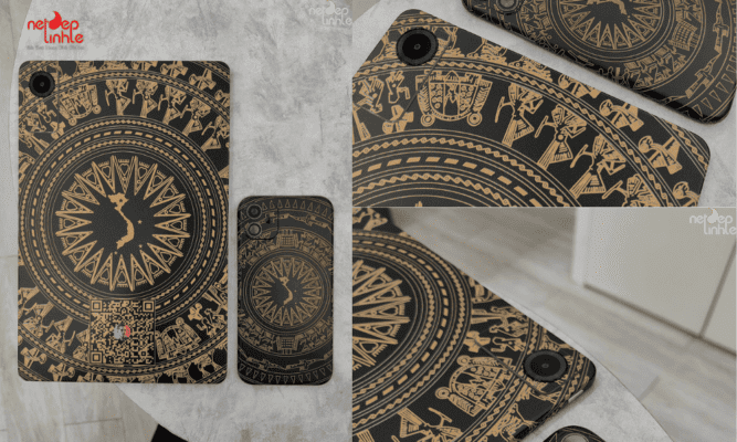 Dán skin 3M họa tiết trống đồng tại Nét đẹp tinh tế