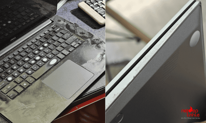 Sau khi sử dụng một thời gian, máy dễ bị trầy, viền xước, gây mất thẩm mỹ