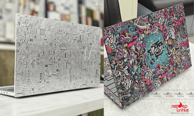 Dán skin 3M vừa thể hiện phong cách cá nhân mà vẫn bảo vệ toàn diện được laptop