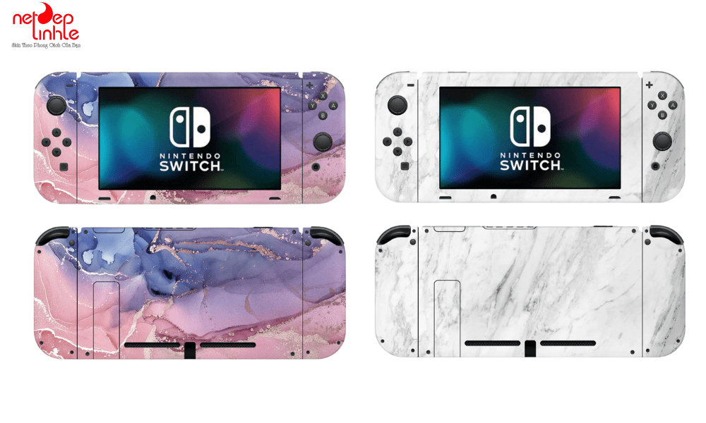 Dán skin máy chơi game Nintendo Switch hạn chế trầy xước, chống bám bụi