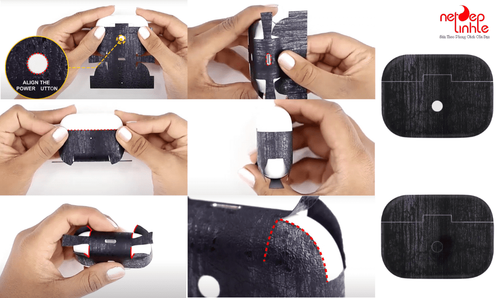 Hướng dẫn tự dán skin tai nghe Airpods tại nhà