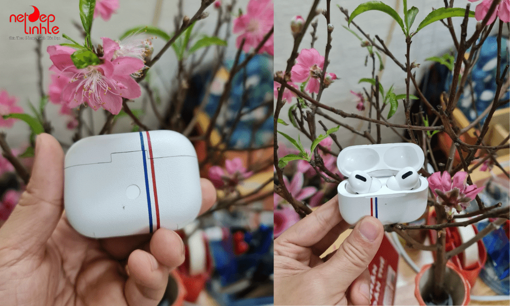 Skin dán tai nghe Airpods có bề mặt nhám nhẹ hoặc vân nổi, giúp tăng độ bám tay