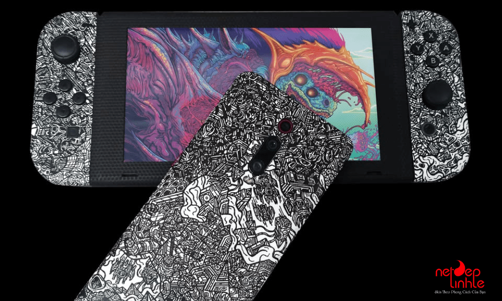 Skin máy chơi game Nintendo Switch retro & cổ điển