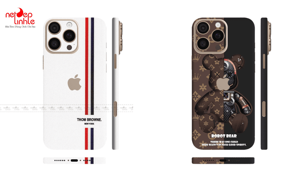 Dán skin iPhone 16 khắc UV sắc nét theo yêu cầu 