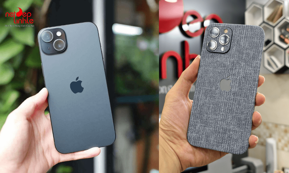 Bảo vệ toàn diện “dế iu” bằng cách dán skin iPhone 15