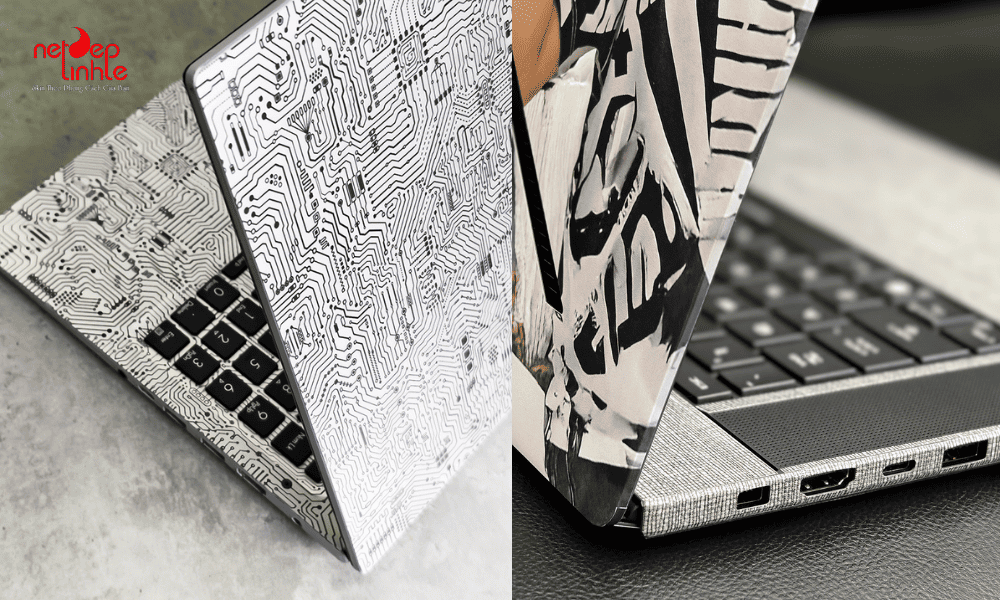 Dán skin laptop Google bằng decal 3m cao cấp, bám dính tốt mà không để lại keo