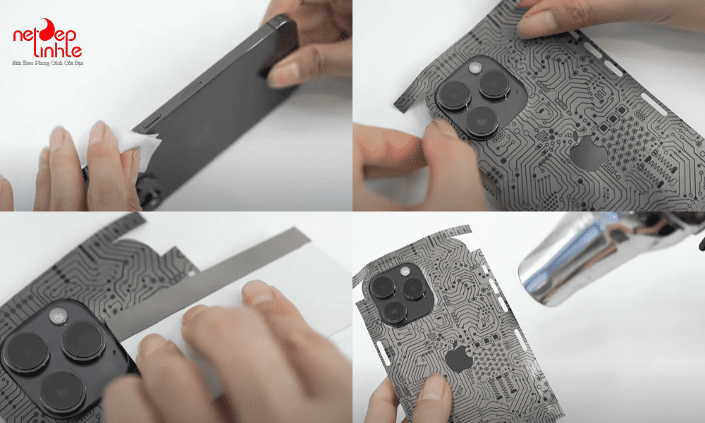 Thực hiện 5 bước dán skin Huawei Mate 40 tại nhà