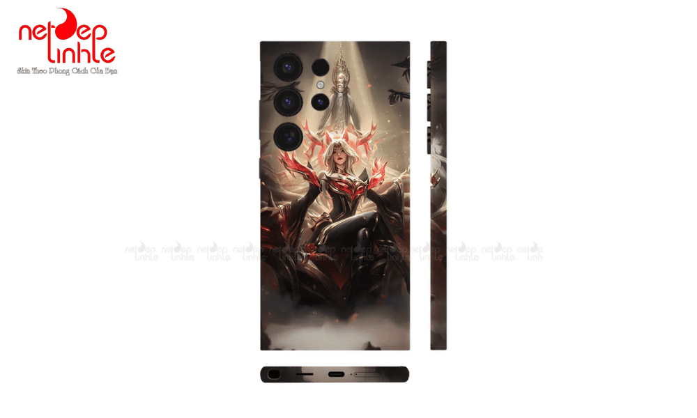 Mẫu skin thiết kế hoạt hình hay nhân vật nổi tiếng dễ thương và gần gũi