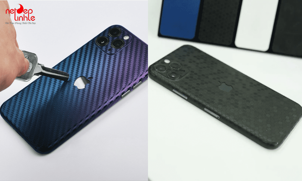 Dán skin iPhone 11 bảo vệ mặt lưng kính khỏi trầy xước nhẹ và bám bẩn 